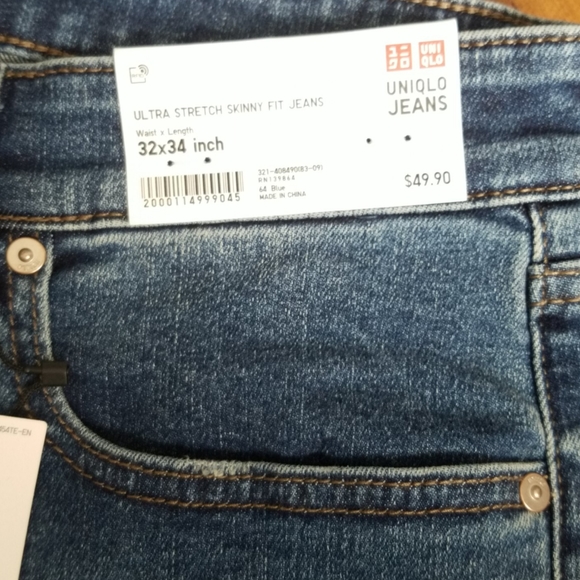 Uniqlo mens skinny jeans - Picture 3 of 5